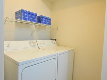 Washer and dryer in each home at Westlake Apartments, Michigan